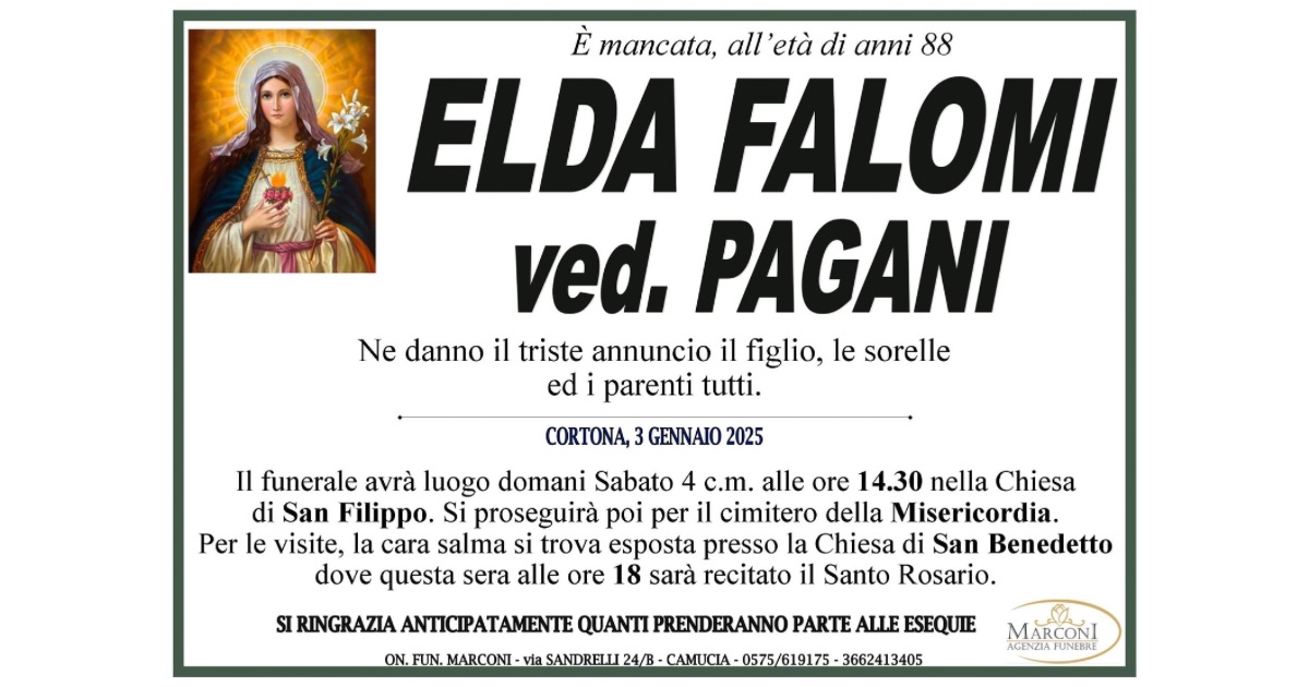 Elda Falomi ved. Pagani