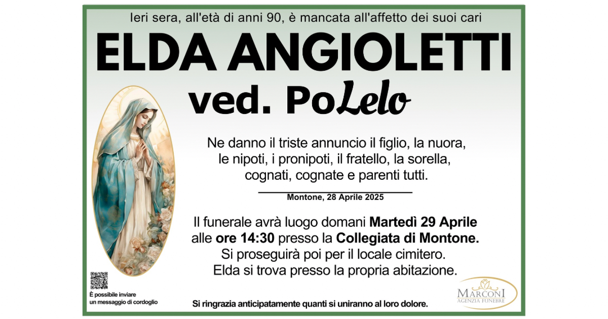 Elda Angioletti ved. Polelo
