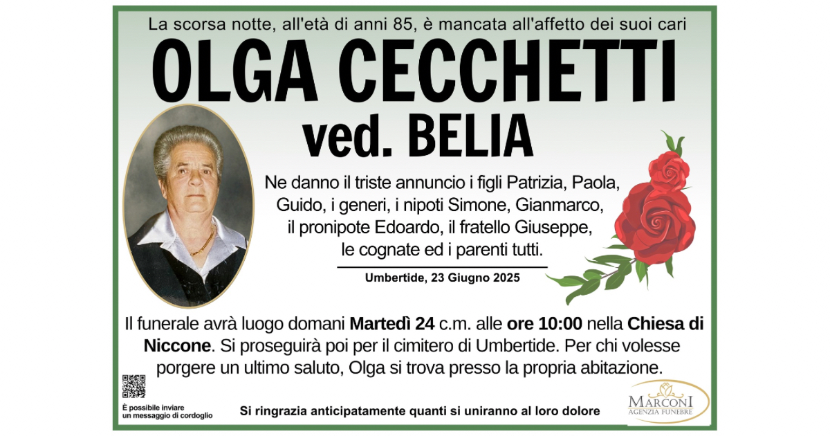 Olga Cecchetti ved. Belia